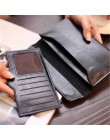 Luksusowa marka portfel ze skóry naturalnej kobiety długi portfel ze skóry wołowej portfel kieszonkowy portfel damski portfel da