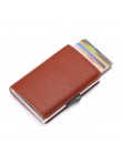 BISI GORO New Arrival portfel z miękkiej skóry RFID blokowanie etui na dowód osobisty wielofunkcyjny portfel wysokiej jakości 3 