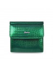 DICIHAYA Slim prawdziwej skóry kobiet portfele Mini portfel krótka kopertówka luksusowa torebka damska portmonetka etui na karty