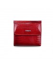 DICIHAYA Slim prawdziwej skóry kobiet portfele Mini portfel krótka kopertówka luksusowa torebka damska portmonetka etui na karty