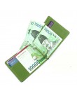 Nowe mody prosty projektant mężczyzn portfele z klipsem z metalowy zacisk kobiet szczupła skórzana portmonetka karta bankowa gni