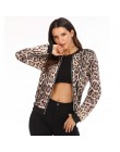 Rose Leopard wiosna kurtki damskie Plus rozmiar krótki damski płaszcz Zipper Chaqueta z długim rękawem Polka Dot kobiety Bomber 