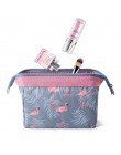 Kobiety podróże Animal Flamingo makijaż torby dziewczyna kosmetyczka makijaż uroda kosmetyczka kosmetyczka zestaw do kąpieli
