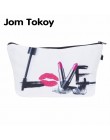 Jom Tokoy Fashion Brand organizer na kosmetyki torba druk termotransferowy kobiety podróżna kosmetyczka przenośna kosmetyczka ko