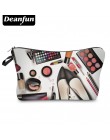 Deanfun kobiety torby kosmetyczne 3D drukowane makijaż wzór nowy mody niezbędne dla organizator toaletowe 50952