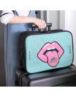 RUPUTIN Travel Cartoon kosmetyczka makijaż o dużej wydajności przenośne torby organizator do łazienki wodoodporna torba do makij