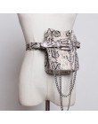 Talia torba kobiety moda łańcuszek na talię paczka pas wieloklinowy torba damska zdobienia kwiatowe klamra piterek Hot portmonet