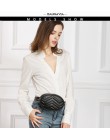 2019 nowe torby dla kobiet paczka talii torba kobiety okrągły saszetka na pasek luksusowej marki skórzana torebka w klatce piers
