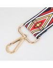 O torba rama do torebki pasek dla kobiet wymienny DIY ramię Rainbow akcesoria torebkowe crossbody Messenger nylonowa torba pasek
