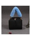 Zamiennik kobiety pluszowa torba z pasek na ramię pasek na torebkę torba ze sztucznego futra akcesoria do paska torebka pluszowy