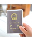 Okładka na paszport etui na karty podróżne wodoodporne etui na paszport przezroczysta karta pcv portfel etui na karty kredytowe 