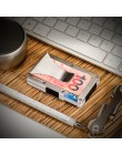NewBring Slim metalowe etui na karty kredytowe z RFID anty-chief Travel Mini portfel człowiek na portfel RFID
