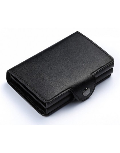 BISI GORO 2020 portfel na karty etui ID metalowe etui na karty kredytowe z RFID Vintage Business 2 aluminiowy portfel na kartę k