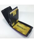RFID Blocking etui na karty kredytowe Protector Metal aluminiowy portfel podróżny Case dla mężczyzn kobiety biznes monety klucze