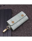 Handmade prawdziwy skórzany na klucze portfel mężczyźni uchwyt brelok etui torebka Zipper projektant gospodyni samochód małe etu