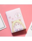 5 stylów moda Cute Cartoon okładka na paszport kobiety PU Leather Travel Sailor-Moon etui na paszport etui na karty etui na iden