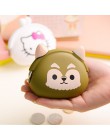 Koreański cukierkowy kolor dziewczyny sakiewki na monety kobiety etui na klucze Cute Cartoon silikonowe Mini monety kiesy dzieci