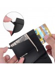 Kolorowe pudełko etui do kart kredytowych dla mężczyzn kobiety metalowy portfel rfid Aluminium męski posiadacz karty profesjonal