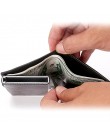 BISI GORO moda Unisex metalowe etui na karty kredytowe z RFID Anti-theft portfel portmonetka inteligentny portfel 7 kolorów dla 