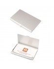Aelicy kreatywne etui na wizytówki ze stali nierdzewnej uchwyt aluminiowy metalowa obudowa kredyt mężczyźni wizytownik na karty 