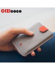 DAX V2 skórzane etui na karty Mini Slim przenośne ciągnięte mężczyźni portfel na karty kredytowe gradient kolorów 5 kart pieniąd