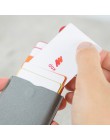 DAX V2 skórzane etui na karty Mini Slim przenośne ciągnięte mężczyźni portfel na karty kredytowe gradient kolorów 5 kart pieniąd