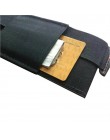 Casual Unisex minimalistyczny niewidoczny portfel kobiety mężczyźni Sport Mini ultracienki pokrowiec Solid Color bezpieczny dla 