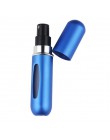 Moda Mini butelka perfum wielokrotnego napełniania puszki sprężone powietrze dolna pompa perfumy atomizacja do podróży 5ml potrz