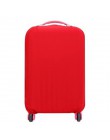 Jednokolorowy pokrowiec przeciwkurzowy na walizkę osłona bagażu na 18-30 calowy pokrowiec na wózek osłona przeciwpyłowa akcesori