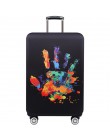 Piosenka JULY'S bagaż na kółkach Protctive pokrywa walizka podróżna przypadku elastyczna walizka pokrywy ochronne dla 18-32 Cal 