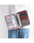 Gorący portfel podróżny rodzinny etui na paszport kreatywny wodoodporny teczka na dokumenty organizator akcesoria podróżne aktów