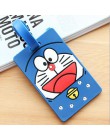 Kawaii Stitch Doraemon walizka bagaż Tag Cartoon adres dowód tożsamości uchwyt etykieta na bagaż Silica Ge identyfikator akcesor