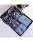 RUPUTIN 7 sztuk/zestaw organizator bagażu podróżnego ubrania zestaw wykończeniowy worek do przechowywania kosmetyczka toiletrie 