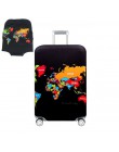 TRIPNUO czerwona obudowa z motywem czaszki na walizkę elastyczność podróżna osłony bagażowe elastyczne akcesoria podróżne pokrow
