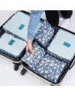 RUPUTIN 6 sztuk/zestaw bagaż organizator podróży torby wodoodporny projekt pakowanie organizator torby podróżne ubrania akcesori
