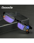 Iboode TR90 Ultralight Anti Blue-Ray okulary do czytania blokujące niebieskie światło okulary do czytania nadwzroczność czytniki