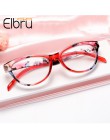 Elbru kocie okulary do czytania kobiety lekkie okulary do czytania dla osób starszych 1.0 1.5 2.0 2.5 3.0 3.5 4.0 okulary starcz