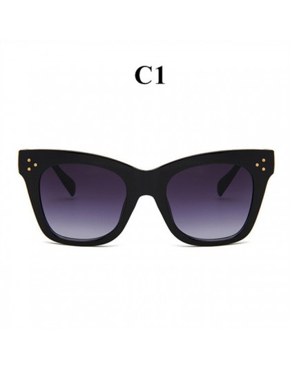 Oulylan klasyczne okulary przeciwsłoneczne Cat Eye damskie Vintage ponadgabarytowe okulary przeciwsłoneczne odcienie kobiece luk