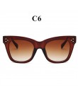 Oulylan klasyczne okulary przeciwsłoneczne Cat Eye damskie Vintage ponadgabarytowe okulary przeciwsłoneczne odcienie kobiece luk