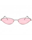 KUJUNY damskie okulary przeciwsłoneczne Cat Eye śliczne seksowne marki dizajnerskie okulary lato Retro mała ramka czarne czerwon