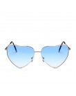 LeonLion 2019 Vintage okulary przeciwsłoneczne w kształcie serca kobiety marka projektant cukierki gradient kolorów okulary gogl