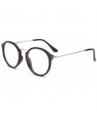 Niebieskie lekkie oprawki okularów komputerowe okulary okulary okrągłe przezroczyste damskie okulary damskie ramki 2018 oprawki 