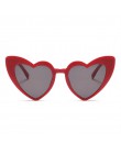 RBRARE miłość okulary przeciwsłoneczne w kształcie serca kobiety duże oprawki osobowość okulary moda śliczne Sexy Retro kocie ok