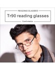 TR90 damskie pół ramki okulary do czytania dla mężczyzn czytniki okulary niezniszczalne metalowe okulary powiększające