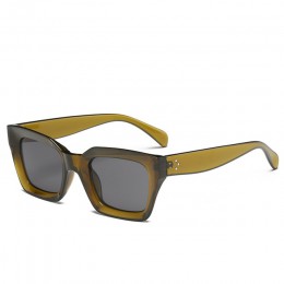 Kwadratowe okulary przeciwsłoneczne cat eye damskie Retro marka Design Vintage okulary przeciwsłoneczne dla kobiet okulary damsk