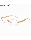 Prostokąt okulary przeciwsłoneczne z cyrkoniami kobiety moda Steampunk diamentowe okulary kryształowe Vintage odcienie okulary U