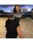 BOOFEENAA Sexy czarny wysokiej zwężone linia spódnica z szelkami kobiet wiosna lato 2020 kobiet wysokiej podział długa długa spó