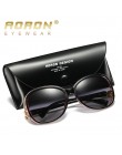 AORON moda damska spolaryzowane okulary przeciwsłoneczne damskie lis Sung Lasses akcesoria UV400 okulary
