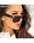 CCspace 46167 Square luksusowe okulary przeciwsłoneczne mężczyźni kobiety moda UV400 okulary