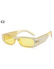 ZXWLYXGX małe kwadratowe okulary przeciwsłoneczne damskie imitacje diamentowe sung lasses Retro wieczorowe okulary krzyżowe modn